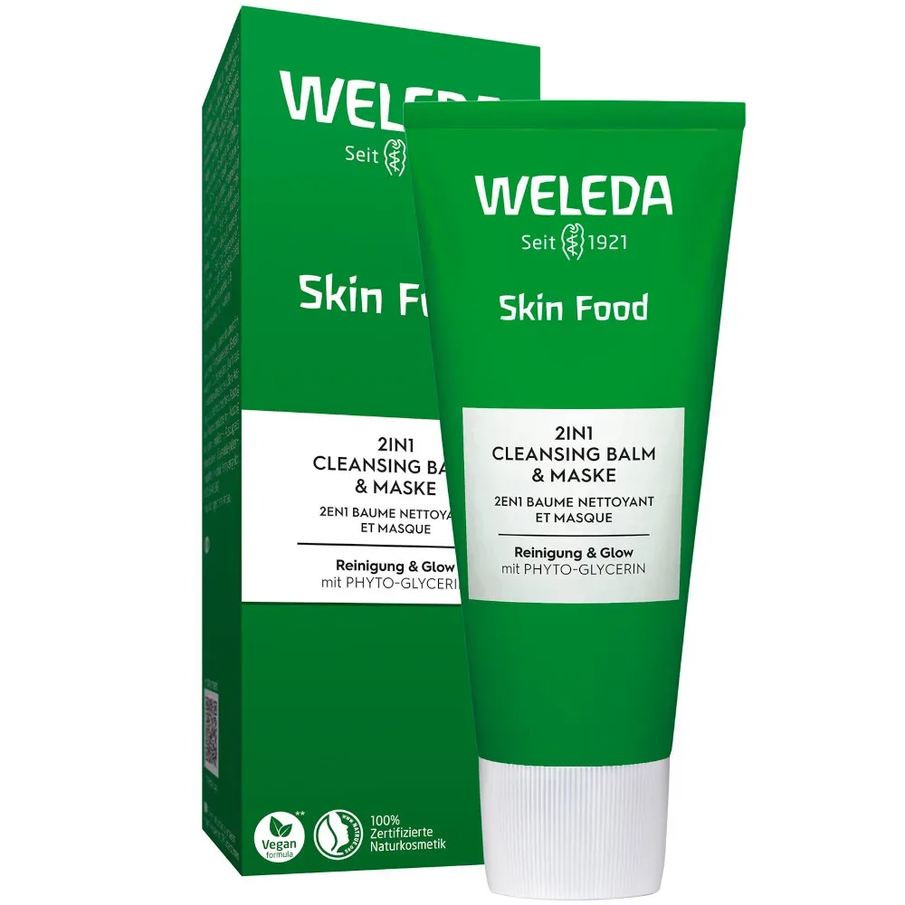 WELEDA Skin Food 2in1 CLEANSING BALM & MASKE 75 ml Creme