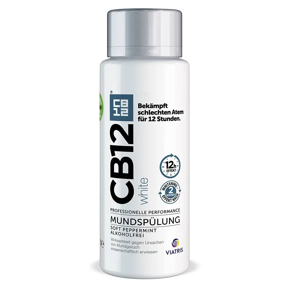 CB12 white MUNDSPÜLUNG SOFT PEPPERMINT ALKOHOLKFREI 250 ml Spüllösung