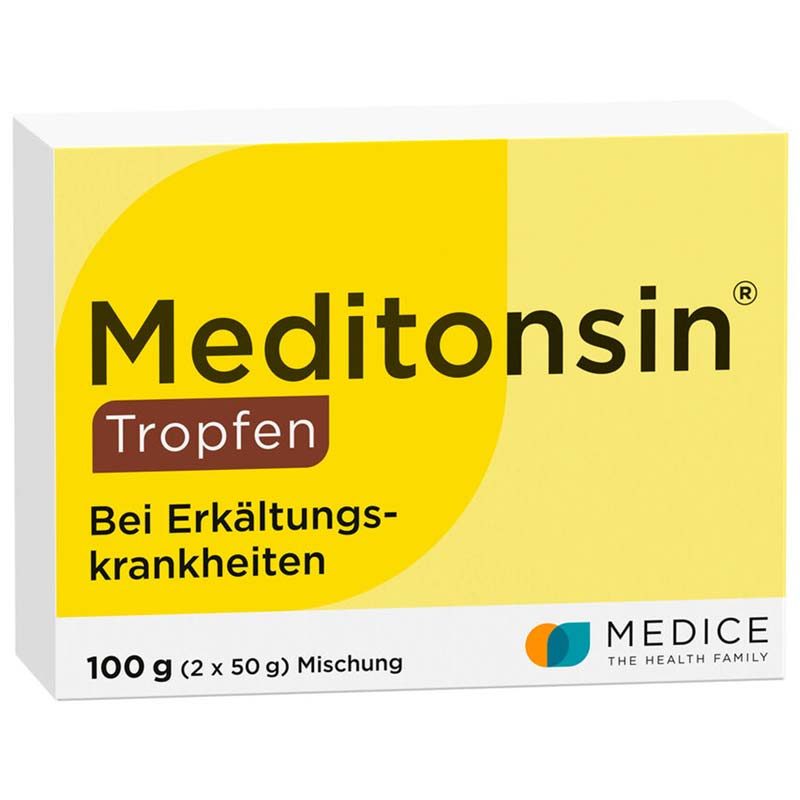 Meditonsin Tropfen 2x50 g bei ersten Anzeichen einer Erkältung 2X50 g Mischung