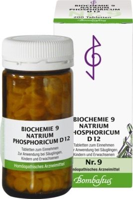 BIOCHEMIE 9 Natrium phosphoricum D 12 Tabletten 200 St Tabletten