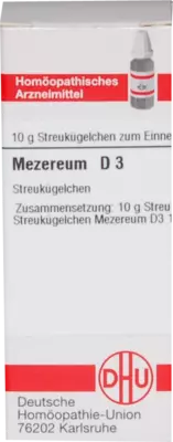 MEZEREUM D 3 Globuli 10 g Globuli