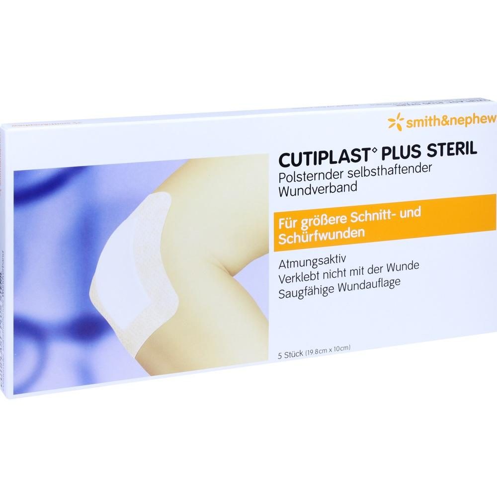 CUTIPLAST Plus steril 10x19,8 cm Verband 5 St Verband