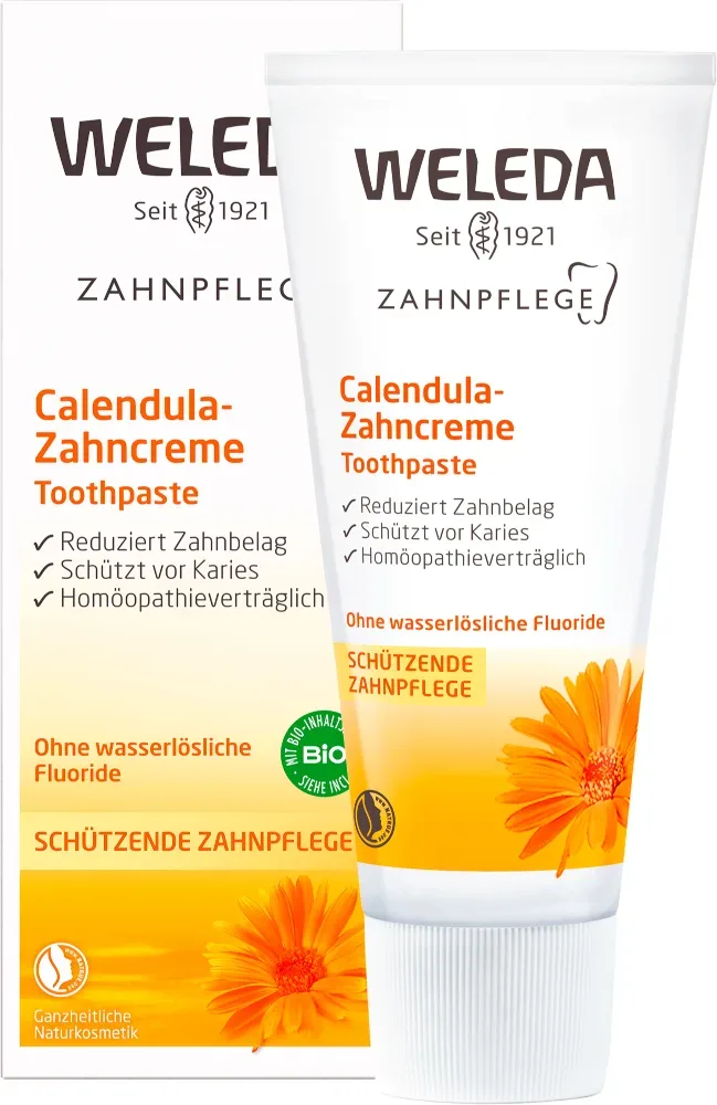 WELEDA Calendula-Zahncreme 75 ml Zahnpasta