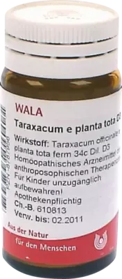 Taraxacum e planta tota D3 Globuli 20 g Globuli