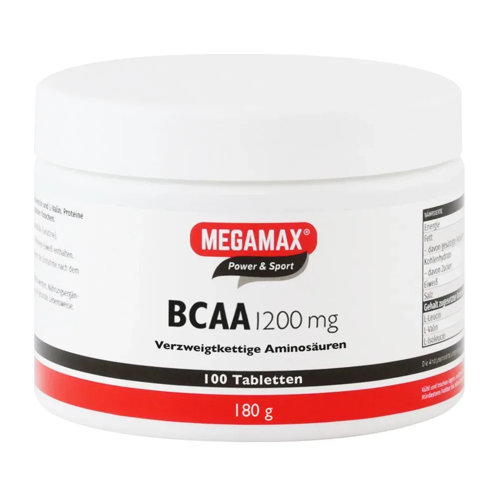 BCAA 1.200 mg Megamax Tabletten 100 St Tabletten