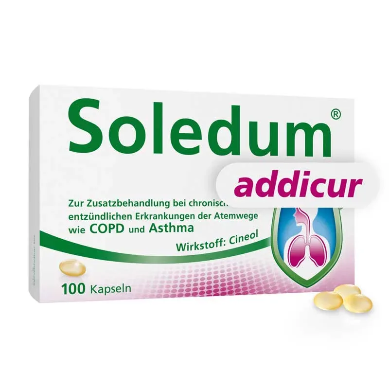 Soledum addicur 200 mg 100 St Magensaftresistente Weichkapseln