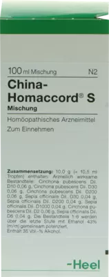 CHINA HOMACCORD S Tropfen 100 ml Tropfen
