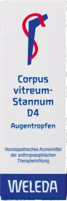 WELEDA CORPUS VITREUM STANNUM D 4 Augentropfen 10 ml Augentropfen
