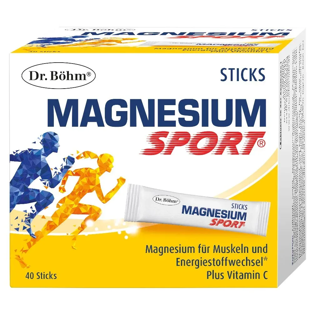 Dr.Böhm MAGNESIUM SPORT STICKS 40X1.5 g Granulat