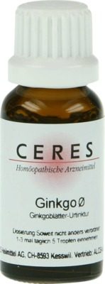 CERES Ginkgo Urtinktur 20 ml Tropfen