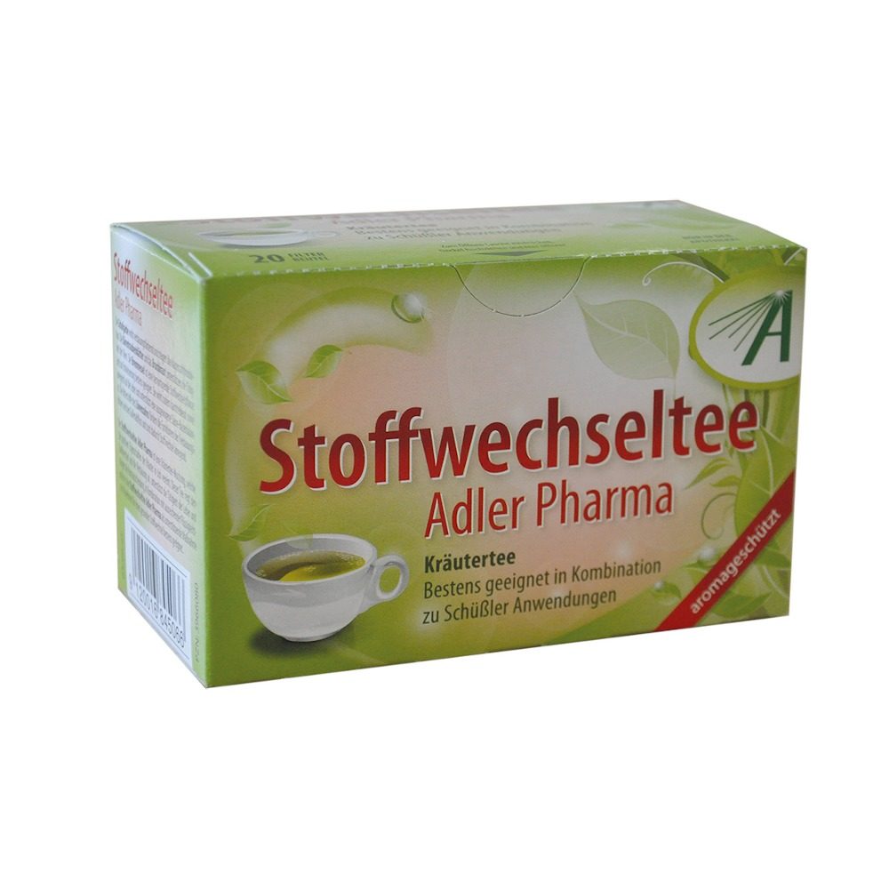 Stoffwechseltee Adler Pharma 20 St Filterbeutel