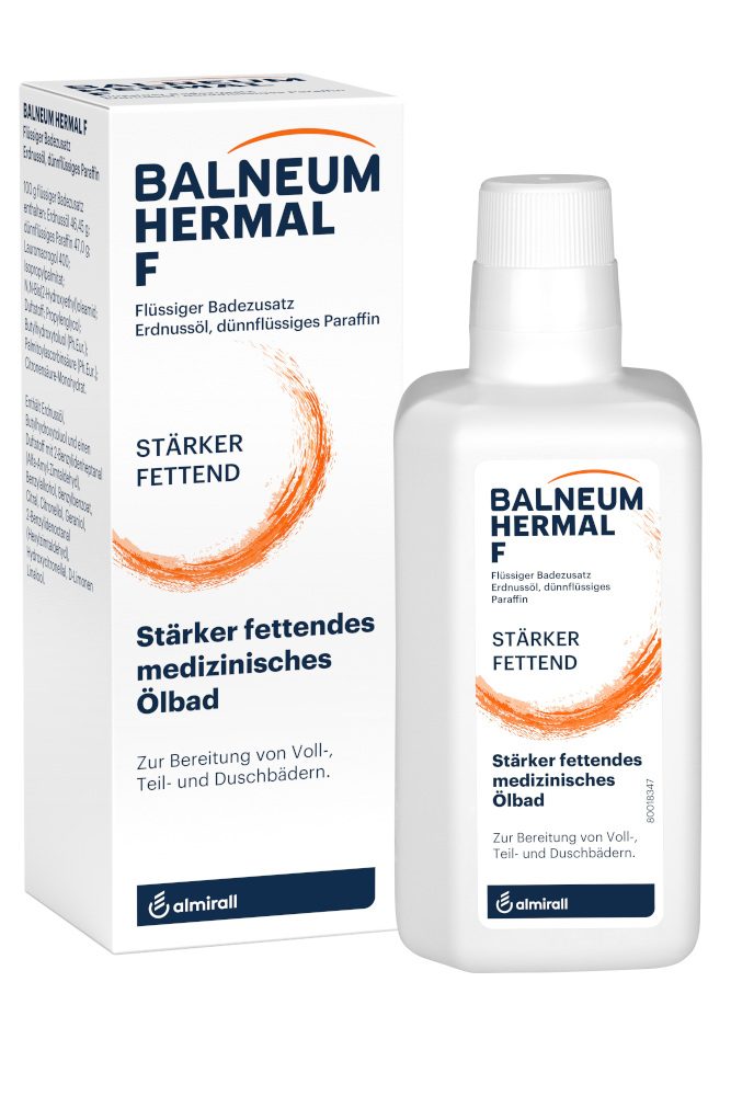 BALNEUM Hermal F flüssiger Badezusatz bei sehr trockener Haut 2X500 ml Flüssigkeit