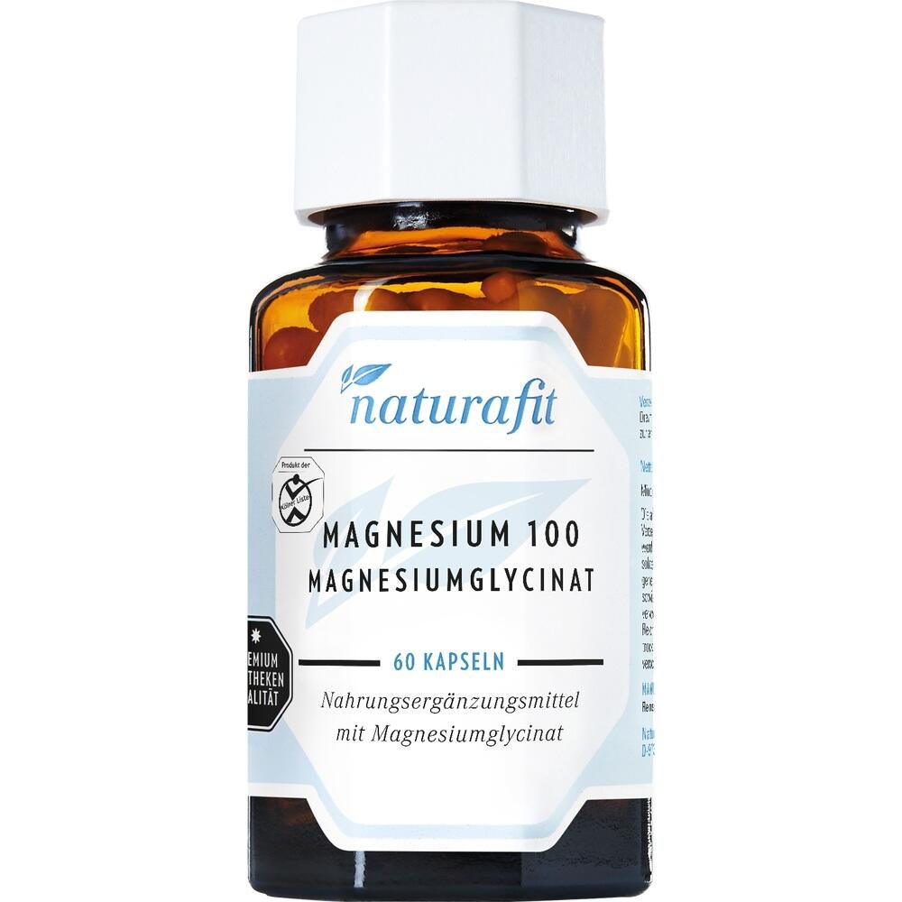 naturafit MAGNESIUM  100 GLYCINAT 60 St Kapseln