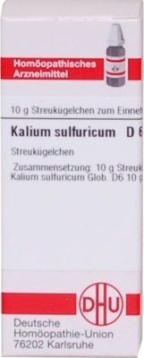 KALIUM SULFURICUM D 6 Globuli 10 g Globuli