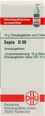 SEPIA D 30 Globuli 10 g Globuli