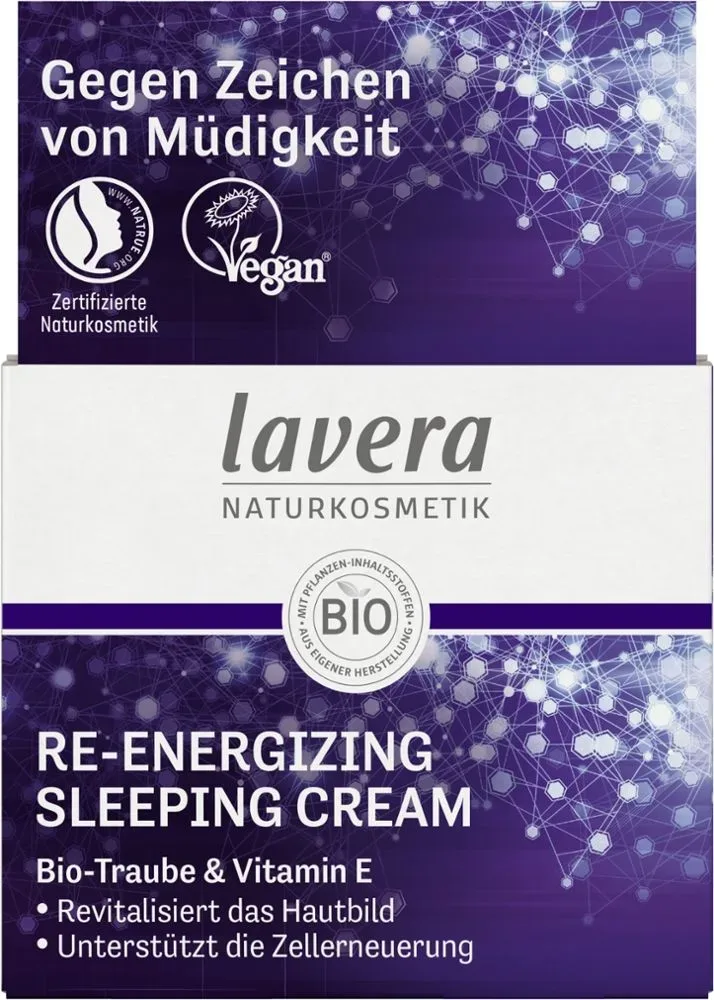 Lavera Naturkosmetik Re-Energizing Sleeping-Cream 50ML
