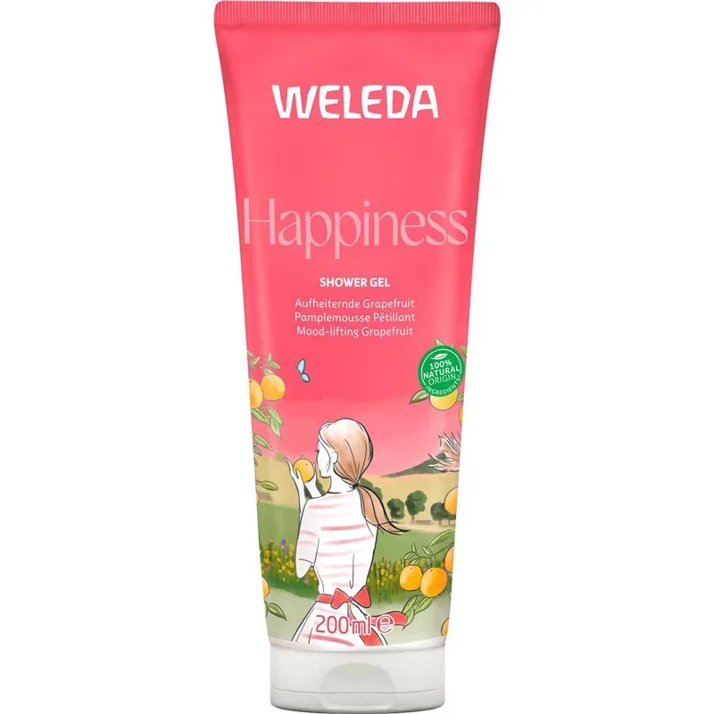 Weleda Happiness Shower Gel Grapefruit 200 ml Duschgel