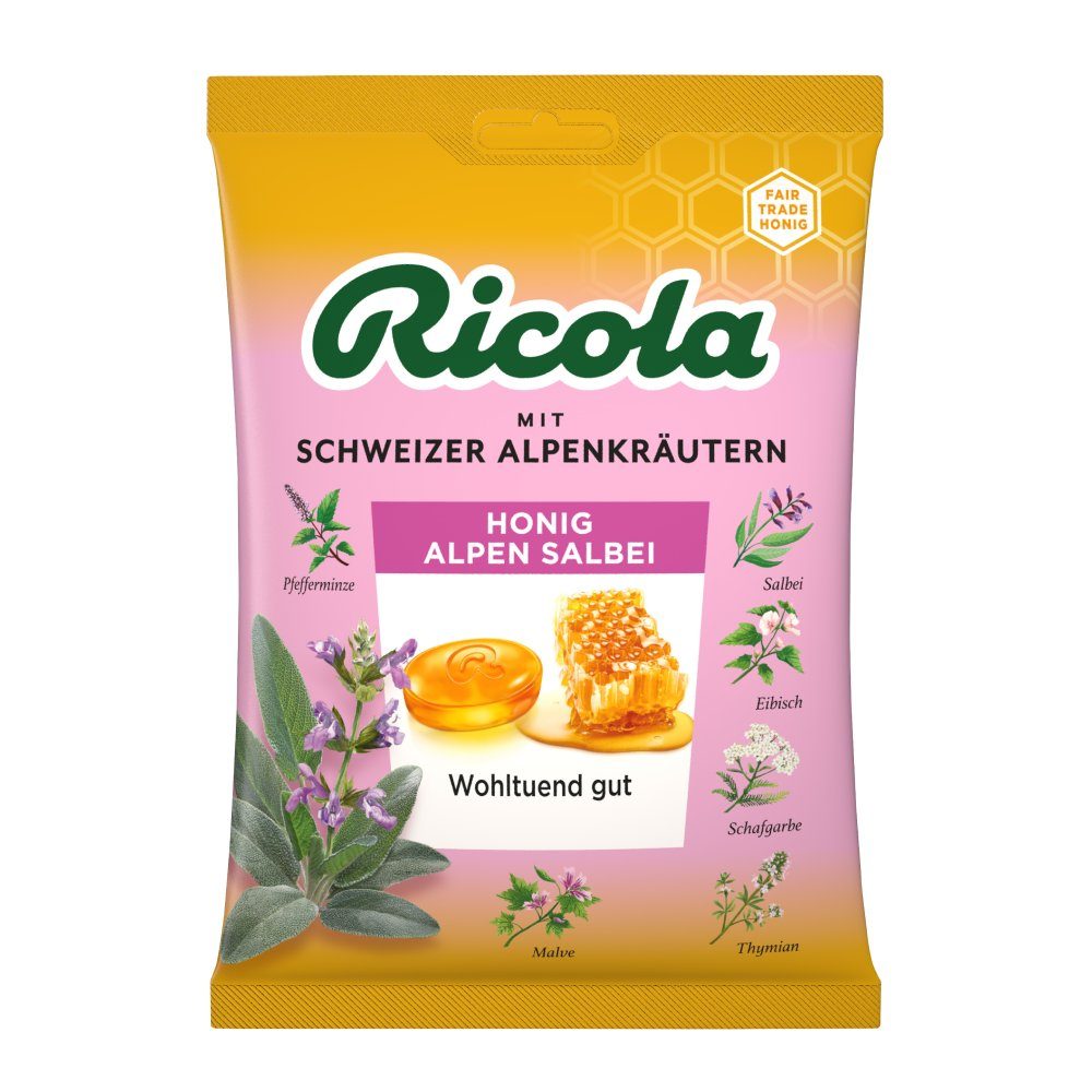 Ricola Honig Alpen Salbei 75 g Bonbons