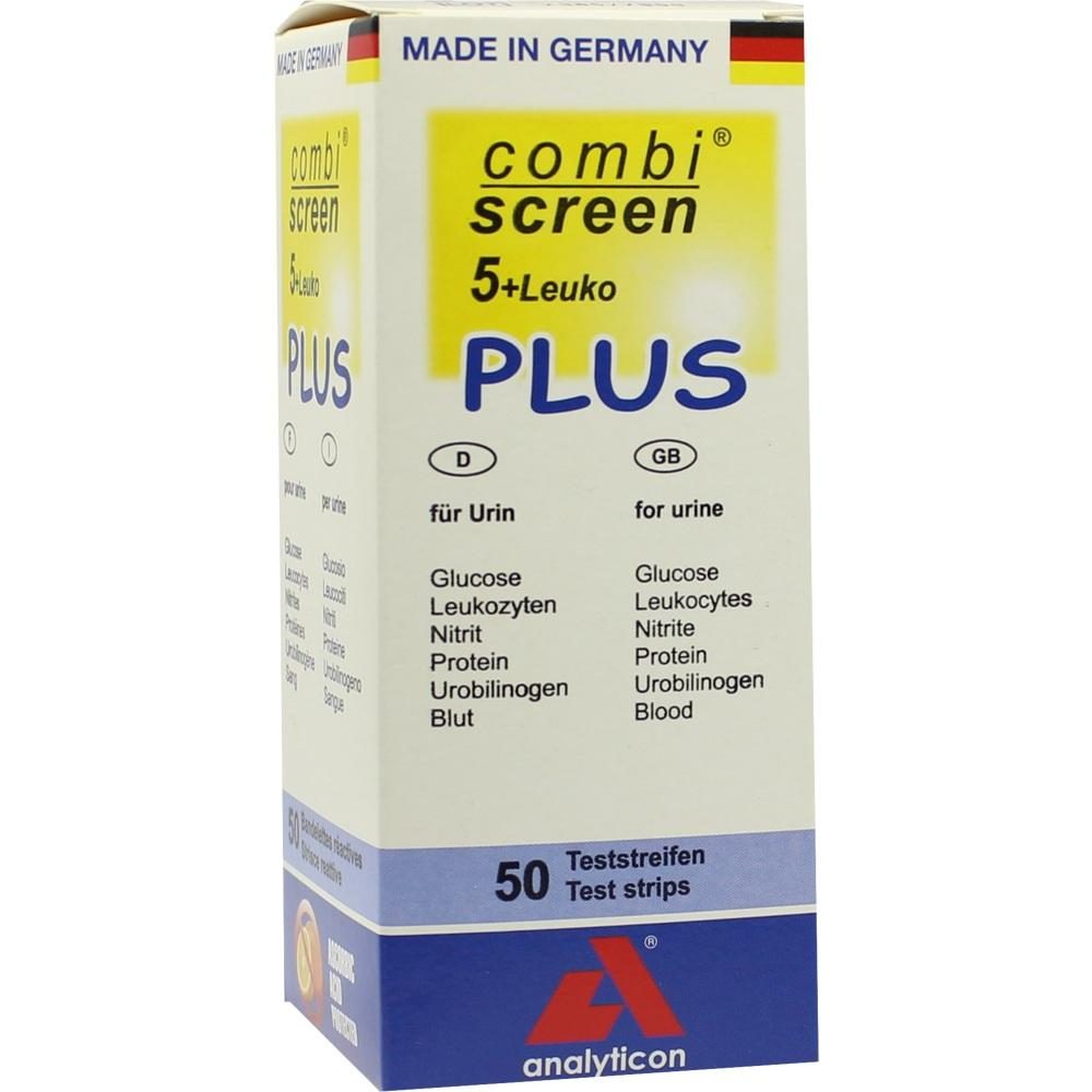 COMBISCREEN 5+Leuko Plus Teststreifen 50 St Teststreifen