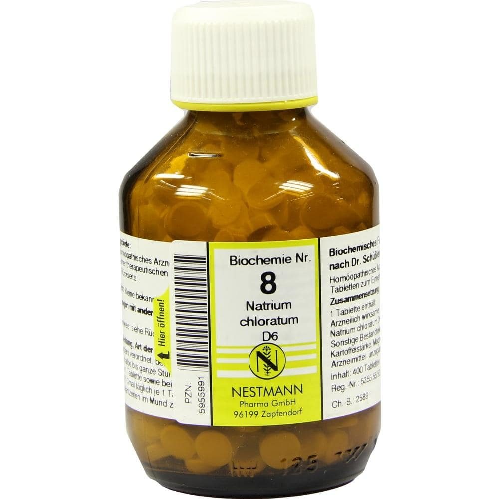 BIOCHEMIE 8 Natrium chloratum D 6 Tabletten 400 St Tabletten