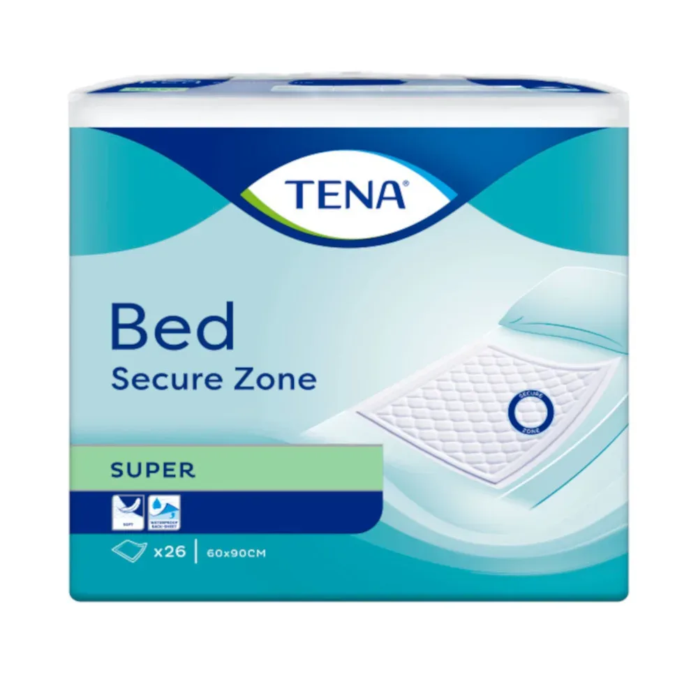 TENA bed Secure Zone Super Krankenunterlagen 60x90cm 26 St