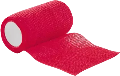 DracoElfi haft color rot Fixierbinde 10 cm x 4 m  1 St Binden