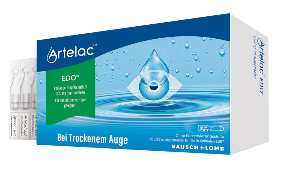 Artelac EDO Augentropfen, Tränenersatzmittel 120X0.6 ml Augentropfen