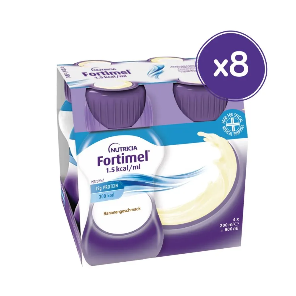 Fortimel 1,5 kcal/ml Bananen-Geschmack 32X200 ml Flüssigkeit