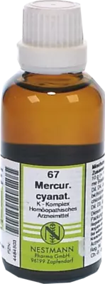 MERCURIUS CYANATUS K Komplex Nr.67 Dilution 50 ml Dilution