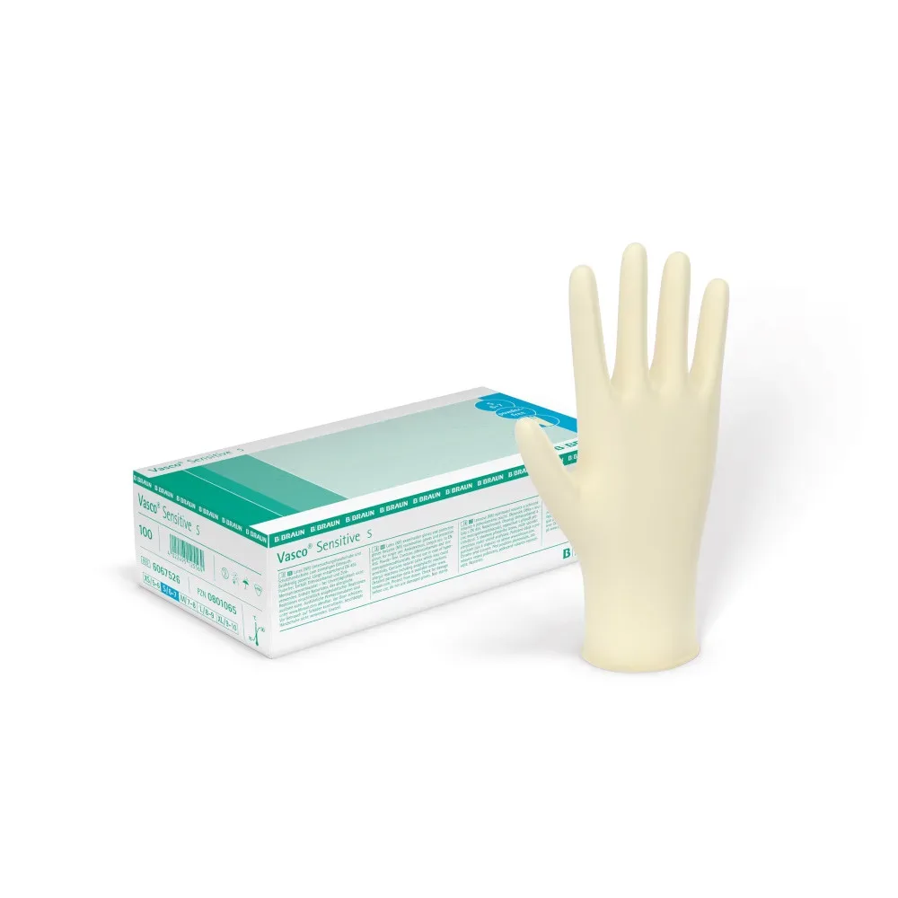 VASCO sensitive Untersuchungshandschuhe Größe S Latex 100 St Handschuhe