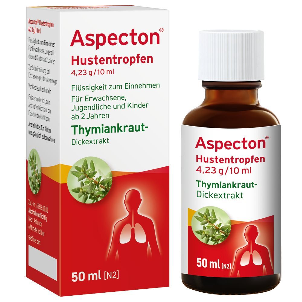 Aspecton Hustentropfen 50 ml Flüssigkeit zum Einnehmen