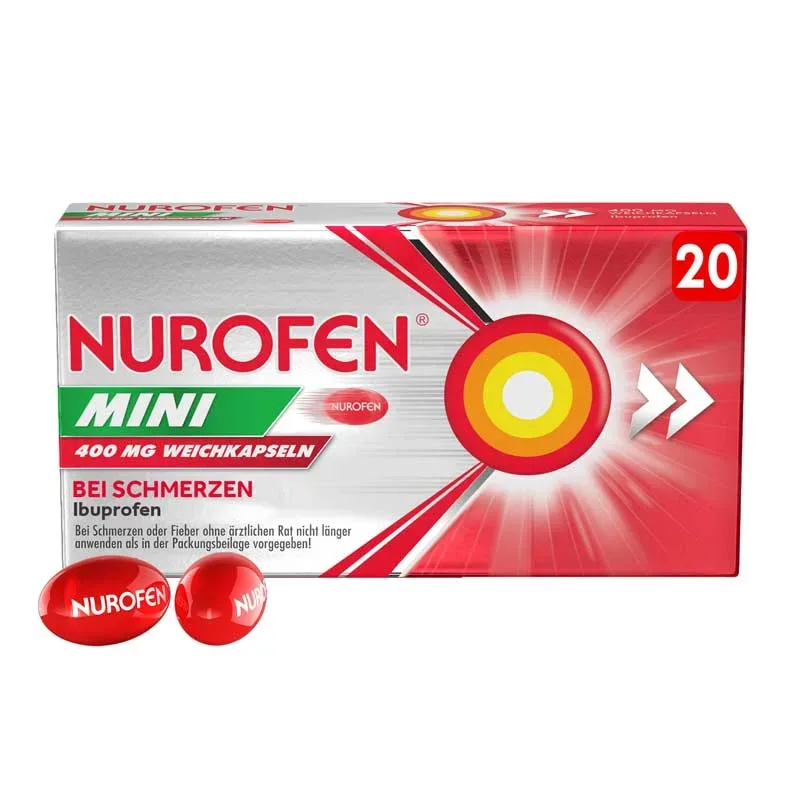 NUROFEN MINI 400 mg 20 St Weichkapseln