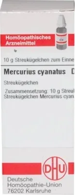 MERCURIUS CYANATUS D 12 Globuli 10 g Globuli