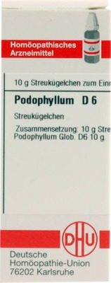 PODOPHYLLUM D 6 Globuli 10 g Globuli
