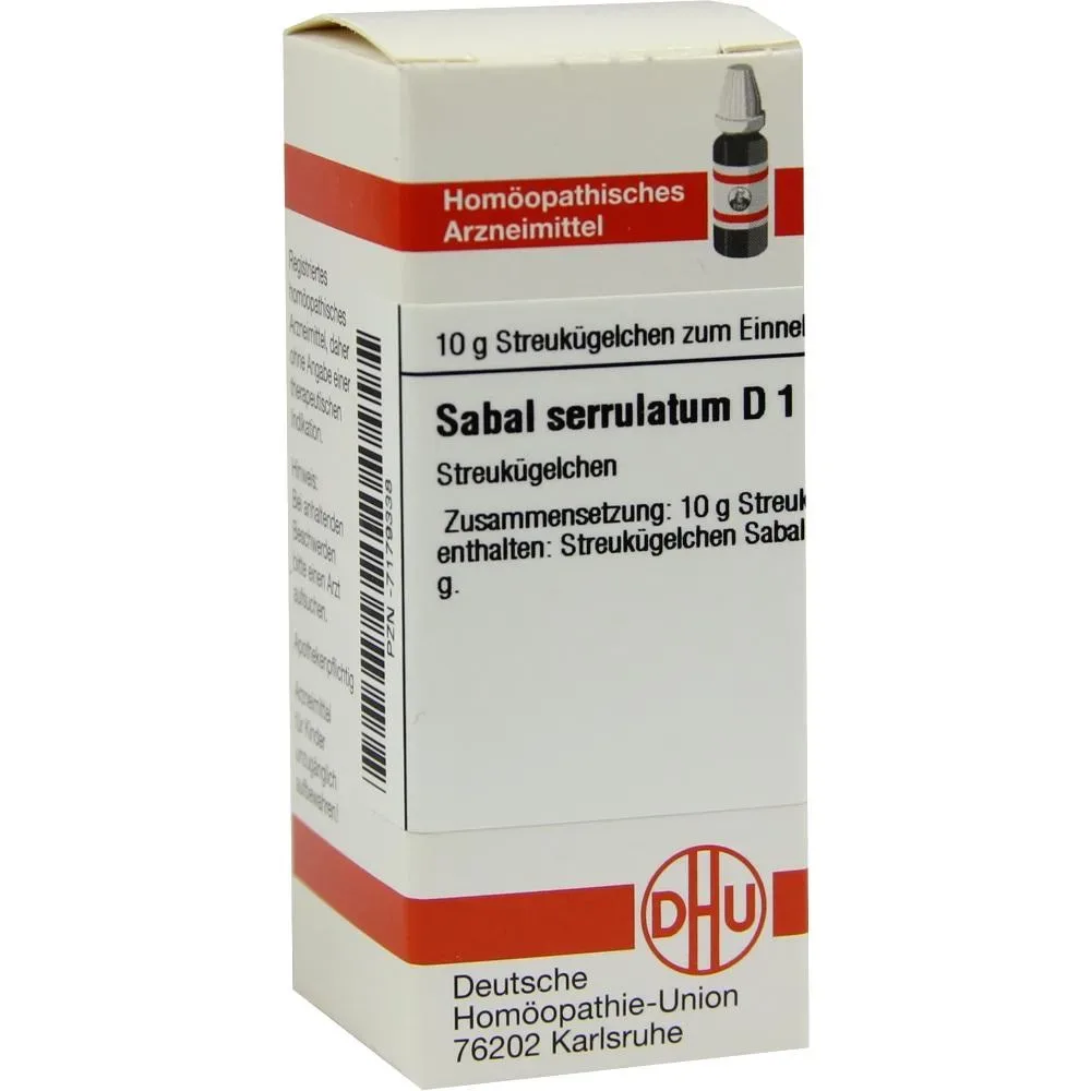 SABAL SERRULATUM D 1 Globuli 10 g Globuli