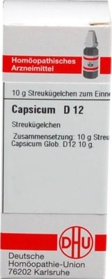 CAPSICUM D 12 Globuli 10 g Globuli
