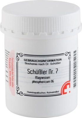 Schüßler nr.7 Magnesium phosphoricum D6 Tabletten 1000 St Tabletten