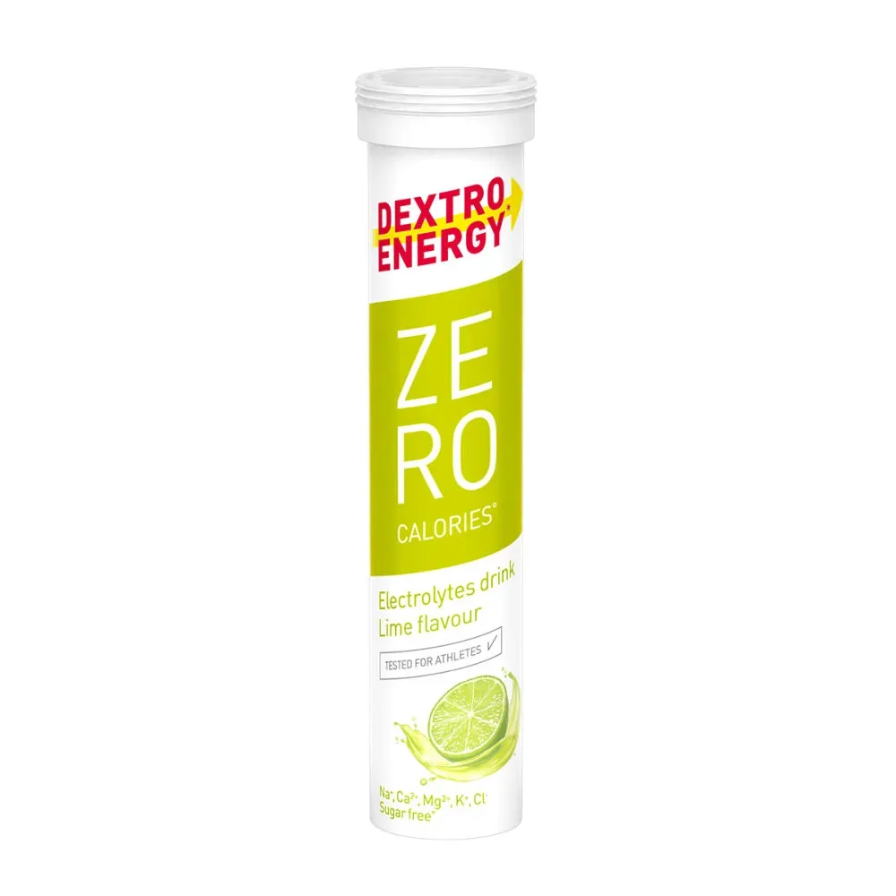 DEXTRO ENERGY ZERO CALORIES lime flavour 20 St Brausetabletten