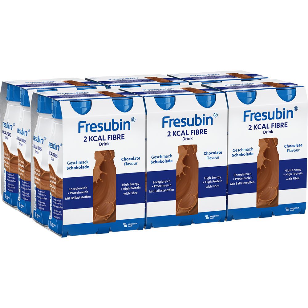 Fresubin 2 kcal Fibre Trinknahrung Schokolade 24X200 ml Lösung