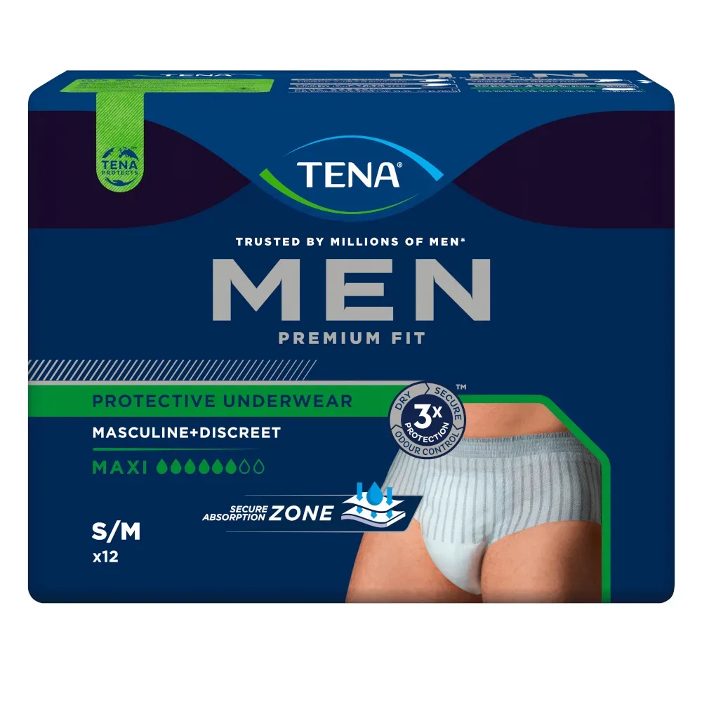 TENA MEN PREMIUM FIT MAXI S/M 4X12 St