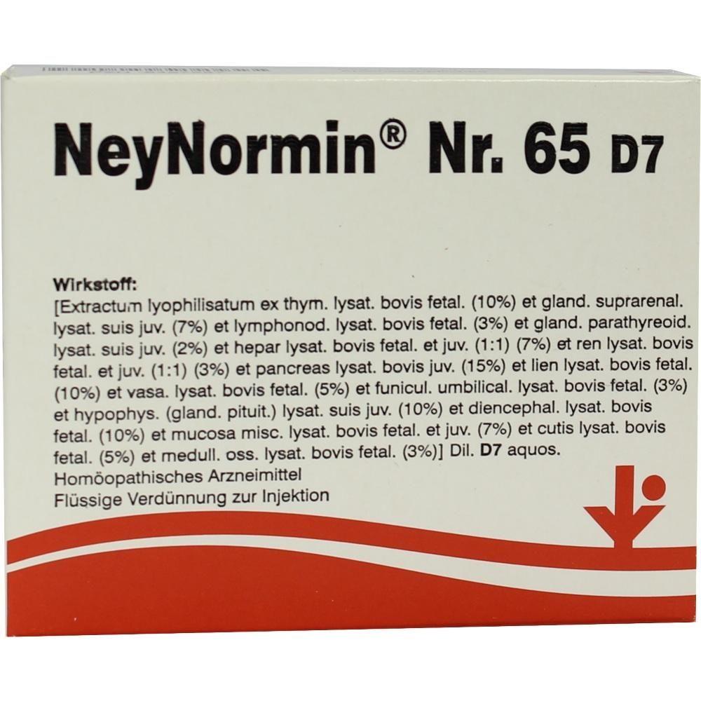 NEYNORMIN Nr.65 D 7 Ampullen 5X2 ml Ampullen