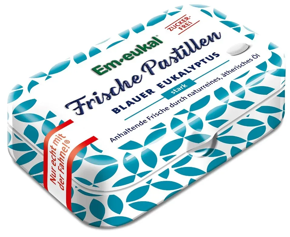 Em-eukal Frische Pastillen BLAUER EUKALYPTUS ZUCKERFREI 20 g Pastillen