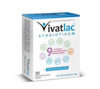 Vivatlac SYNBIOTIKUM 30 St Kapseln magensaftresistent