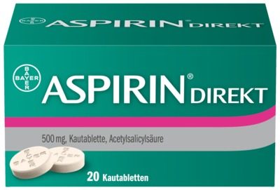 ASPIRIN DIREKT 20 St Kautabletten