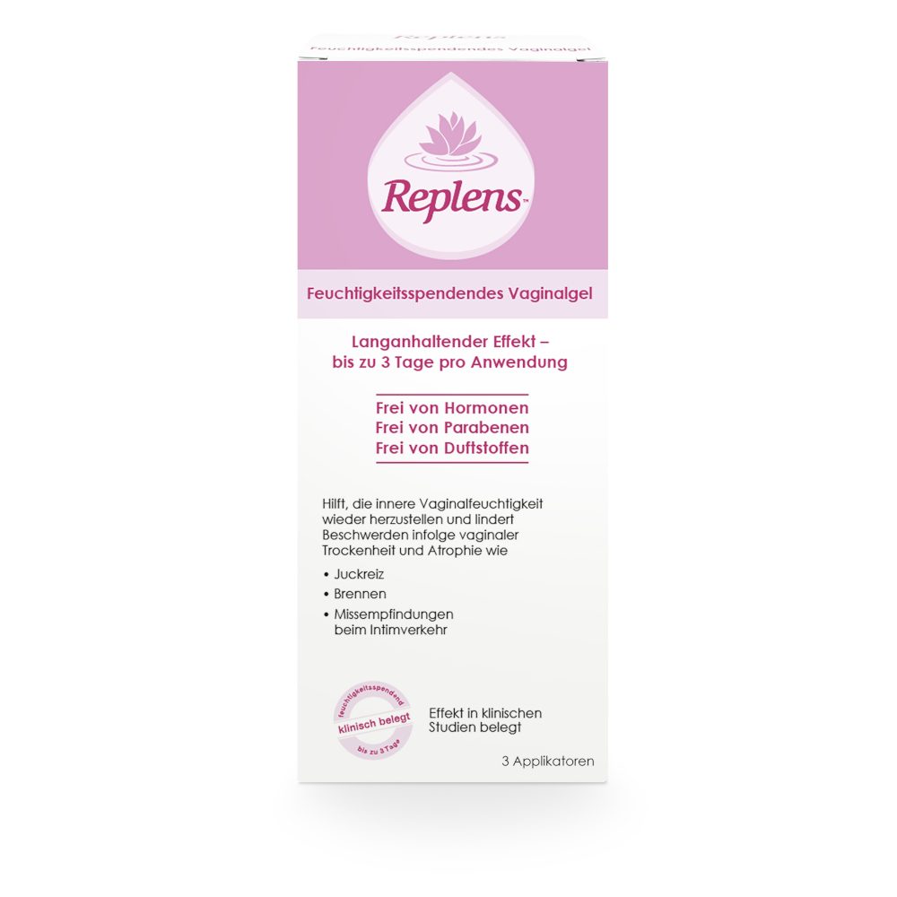 REPLENS Vaginalgel vorgefüllte Applikatoren 3 St Vaginalgel