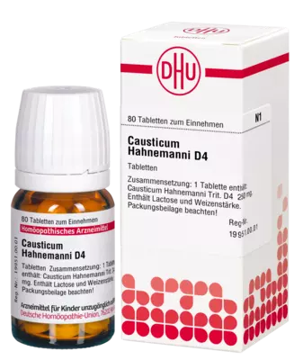 CAUSTICUM HAHNEMANNI D 4  80 St Tabletten