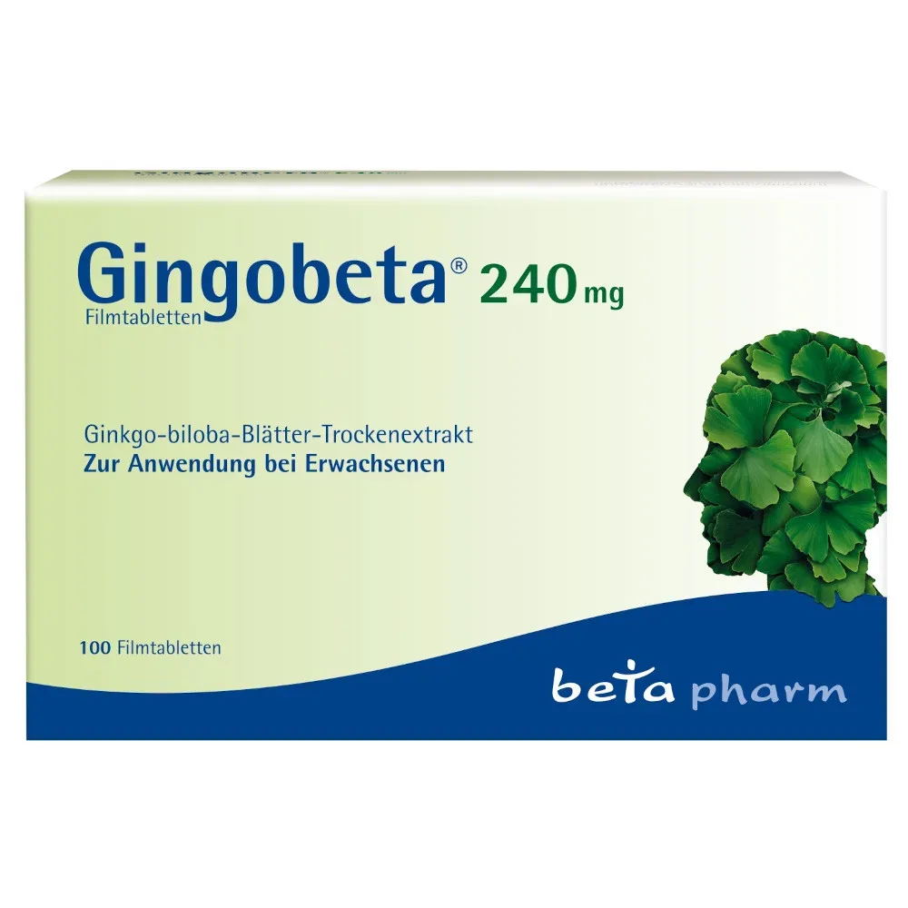 Gingobeta 240 mg Filmtabletten 100 St Filmtabletten