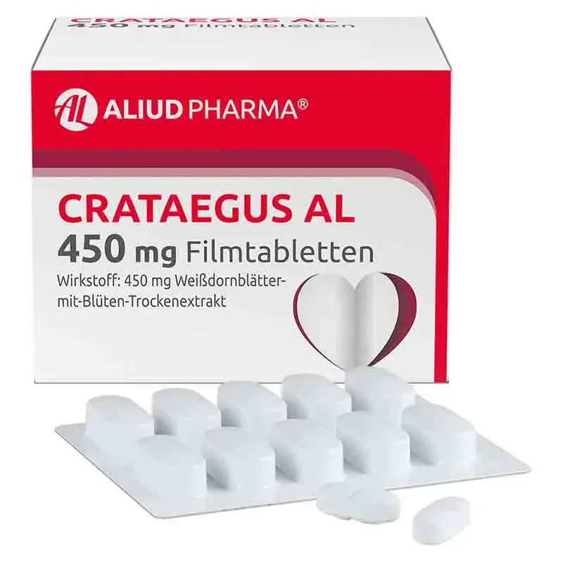Crataegus AL 450 mg Filmtabletten bei nachlassender Herzleistung
