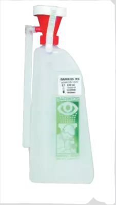 AUGENSPÜLFLASCHE Barikos m.steriler Flüssigkeit 620 ml