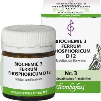 BIOCHEMIE 3 Ferrum phosphoricum D 12 Tabletten 80 St Tabletten